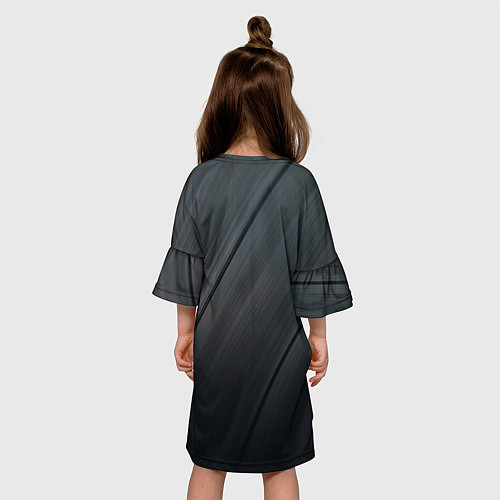 Детское платье Темная виниловая пластинка / 3D-принт – фото 4