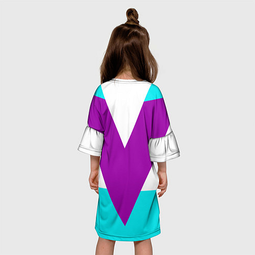 Детское платье В ретро стиле FIRM / 3D-принт – фото 4