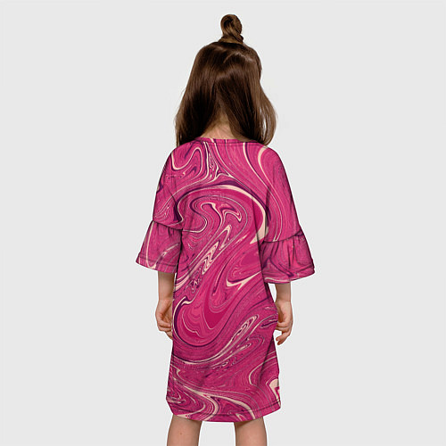 Детское платье Яркая волна / 3D-принт – фото 4