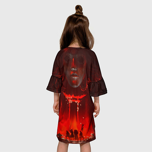 Детское платье Призрак Цусимы / 3D-принт – фото 4