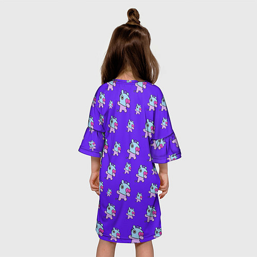 Детское платье BT21 Mang pattern BTS / 3D-принт – фото 4