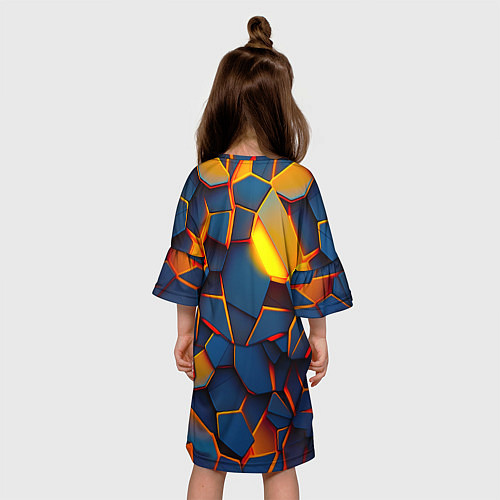 Детское платье Плитки со свечением / 3D-принт – фото 4