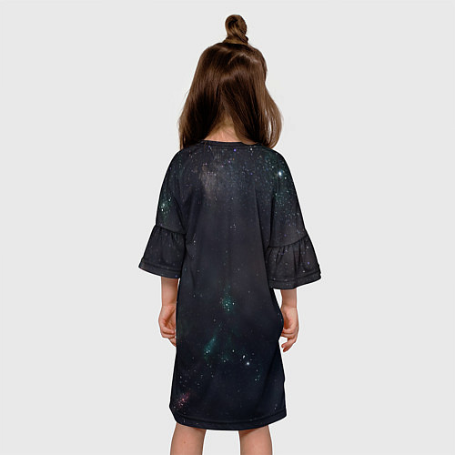 Детское платье Cosmic Deity / 3D-принт – фото 4