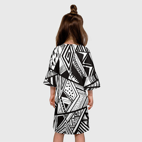 Детское платье Геометрический орнамент / 3D-принт – фото 4