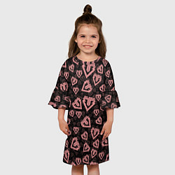 Платье клеш для девочки Big bang pattern, цвет: 3D-принт — фото 2
