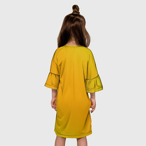 Детское платье Bumblebee градиент / 3D-принт – фото 4