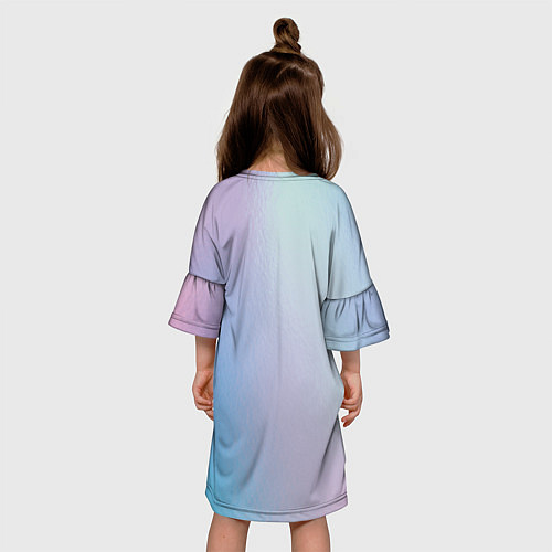 Детское платье Цветочная восьмёрка / 3D-принт – фото 4