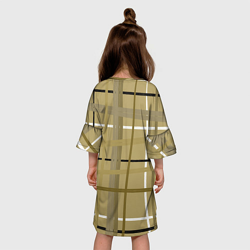 Детское платье Светлый квадрат / 3D-принт – фото 4