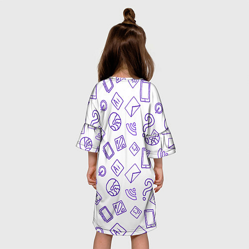 Детское платье World Wide Web / 3D-принт – фото 4