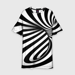 Детское платье Оптические иллюзии зебра