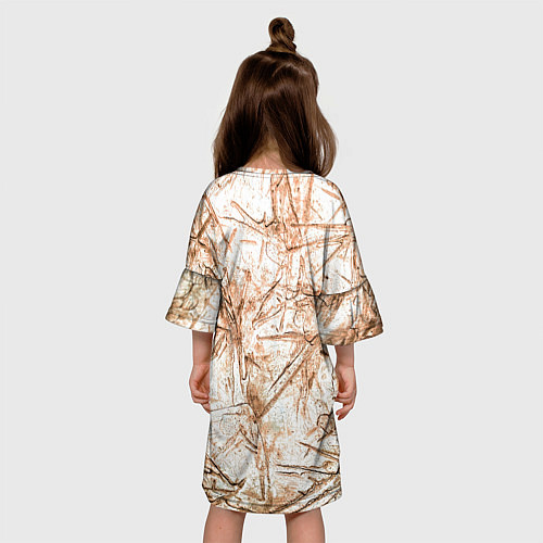 Детское платье Резкие контуры / 3D-принт – фото 4