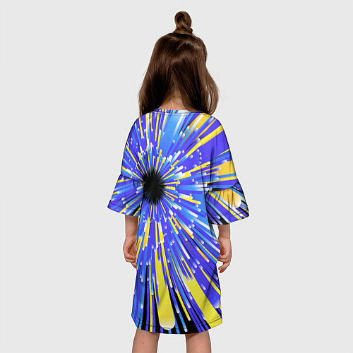 Детское платье BMW - neon pattern - Germany / 3D-принт – фото 4