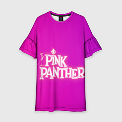 Платье клеш для девочки Pink panther, цвет: 3D-принт