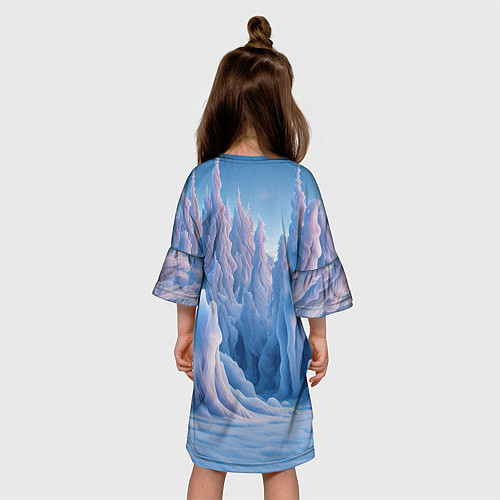 Детское платье Crystal Maiden Dota2 / 3D-принт – фото 4