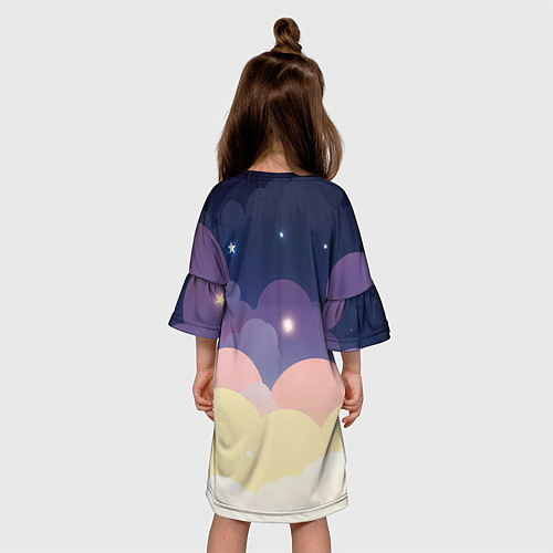 Детское платье Space music / 3D-принт – фото 4