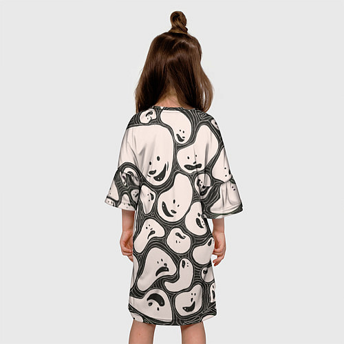 Детское платье Камни с лицами / 3D-принт – фото 4