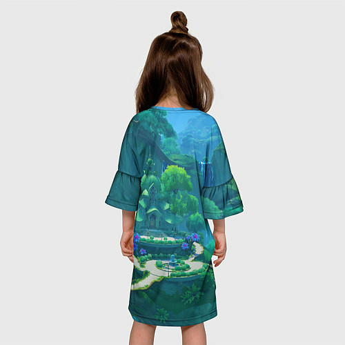 Детское платье Кавех Genshin Impact / 3D-принт – фото 4