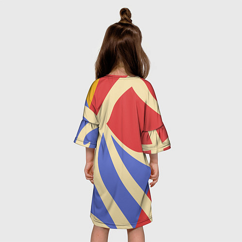 Детское платье Абстракция в стиле модерн / 3D-принт – фото 4