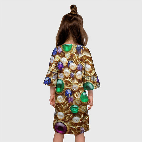 Детское платье Россыпь драгоценностей / 3D-принт – фото 4