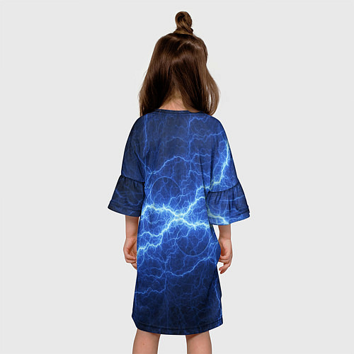 Детское платье Разряд электричества / 3D-принт – фото 4