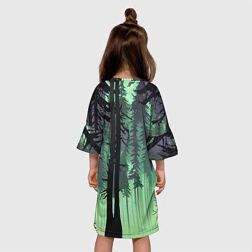 Детское платье Венди - Back to the forest / 3D-принт – фото 4