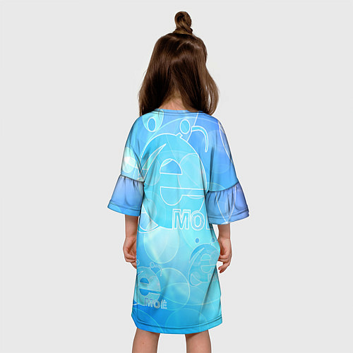 Детское платье Ё-Моё интернет эксплорер / 3D-принт – фото 4