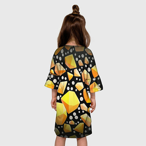 Детское платье Слитки золота / 3D-принт – фото 4