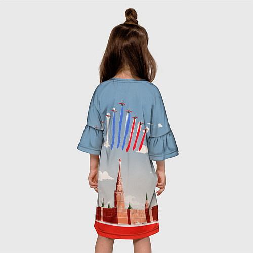 Детское платье Боевая девчонка / 3D-принт – фото 4