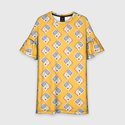 Детское платье Белая консоль Геймбой