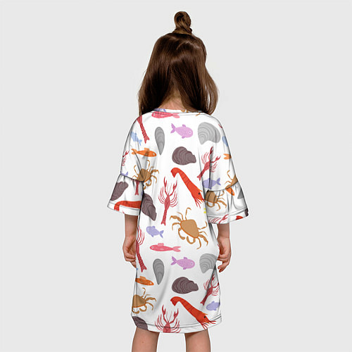 Детское платье Морской пейзаж / 3D-принт – фото 4