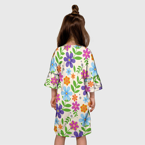 Детское платье Цветочное царство / 3D-принт – фото 4