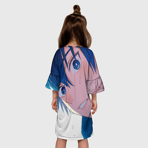 Детское платье Синяя тюрьма: Блю Лок / 3D-принт – фото 4