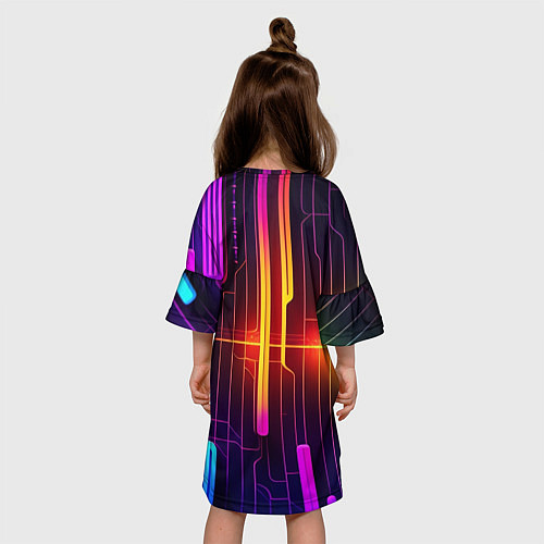 Детское платье Неонка / 3D-принт – фото 4