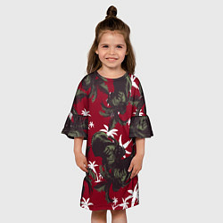 Платье клеш для девочки Пальмы и Давид Микеланджело, цвет: 3D-принт — фото 2