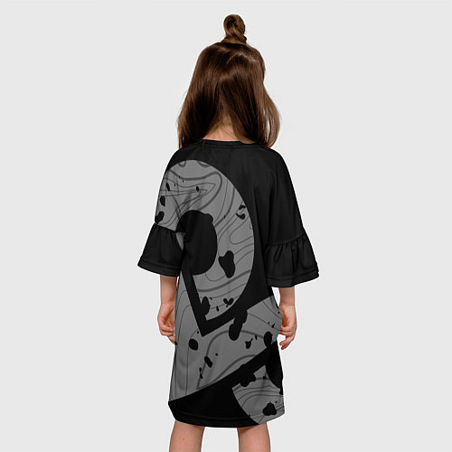 Детское платье Форма Cloud 9 black / 3D-принт – фото 4