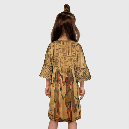 Детское платье Имитация папируса: арт нейросети / 3D-принт – фото 4