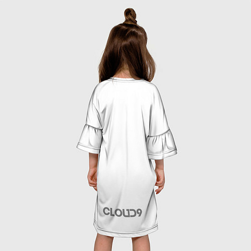 Детское платье Cloud9 white / 3D-принт – фото 4