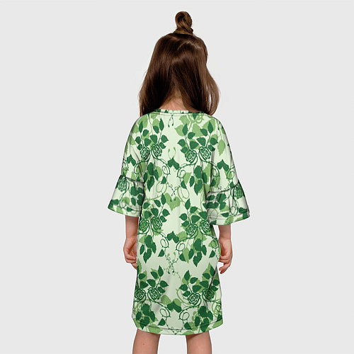 Детское платье Green nature / 3D-принт – фото 4