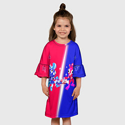 Платье клеш для девочки Нулевая Гравитация PK XD, цвет: 3D-принт — фото 2