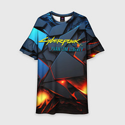 Детское платье Cyberpunk 2077 phantom logo