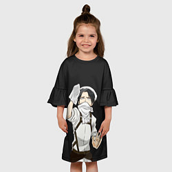 Платье клеш для девочки Чистюля Леви, цвет: 3D-принт — фото 2