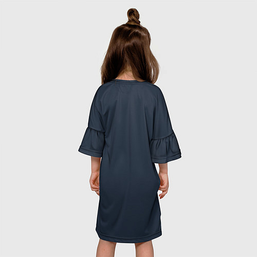 Детское платье Лис ниндзя от нейросети / 3D-принт – фото 4