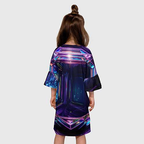 Детское платье Девушка в кристалле / 3D-принт – фото 4
