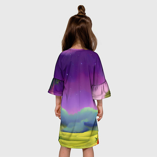 Детское платье Флаттершай / 3D-принт – фото 4