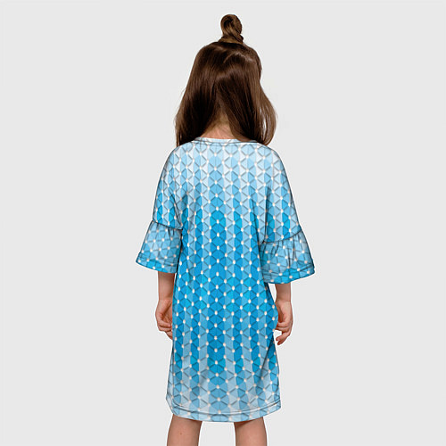 Детское платье Blue vibe / 3D-принт – фото 4