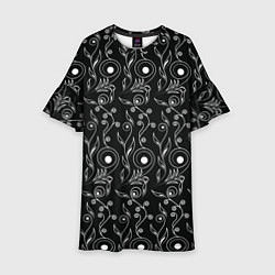 Детское платье Black style pattern