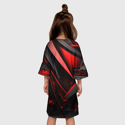 Детское платье CS GO black red / 3D-принт – фото 4