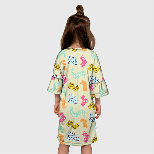 Детское платье Color figures / 3D-принт – фото 4
