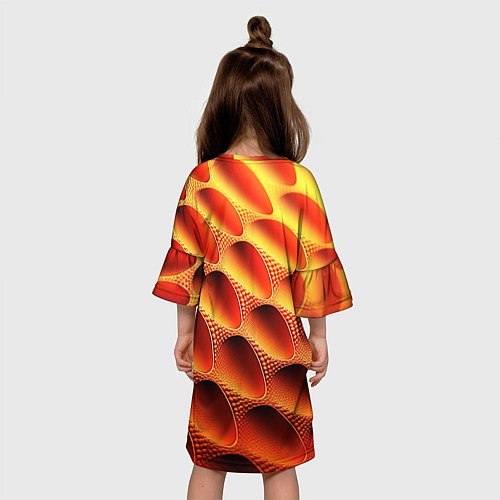 Детское платье Объемные впадины / 3D-принт – фото 4
