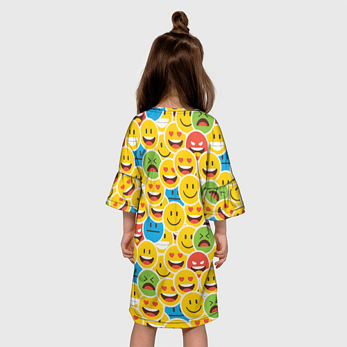 Детское платье Интернет эмоции / 3D-принт – фото 4